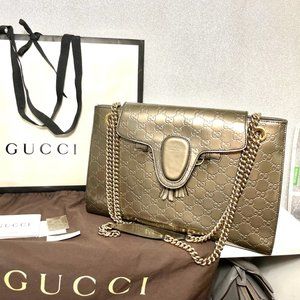 Gucci Guccisima Patent Brown Bag